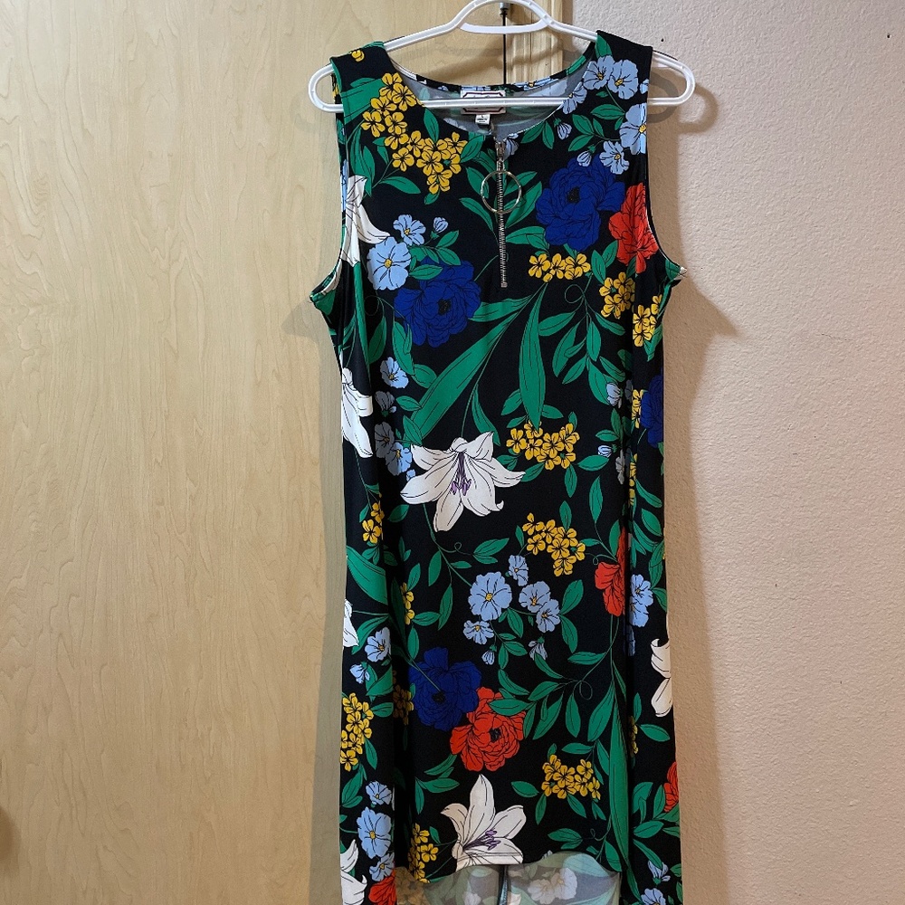 Women Large Beautiful Vintage Sleeveless Spring Dress